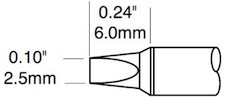 Solder Tip, Smart Heat PowerTips, STTC-136PMetcal  